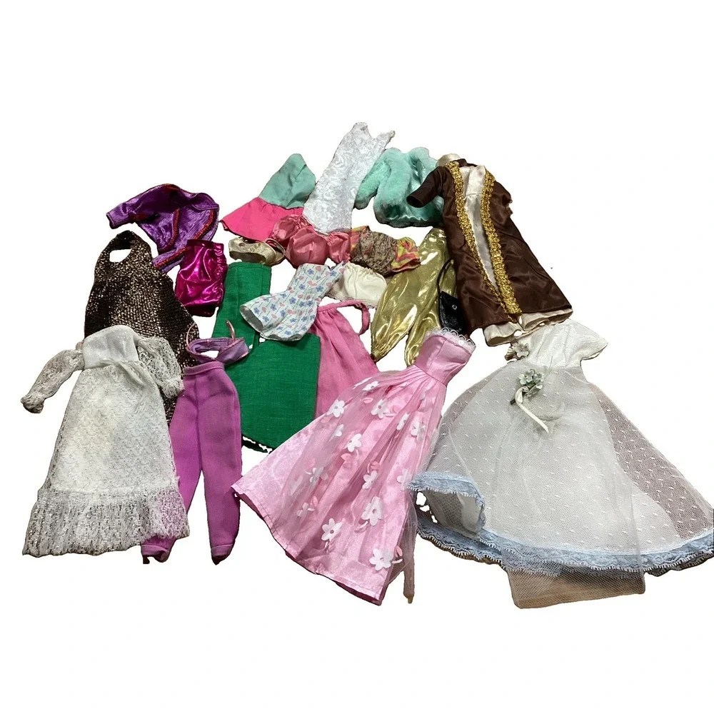 Lot Of (25) Fashion Doll Clothes Fits Barbie*Clothing Only, Barbie Not Included